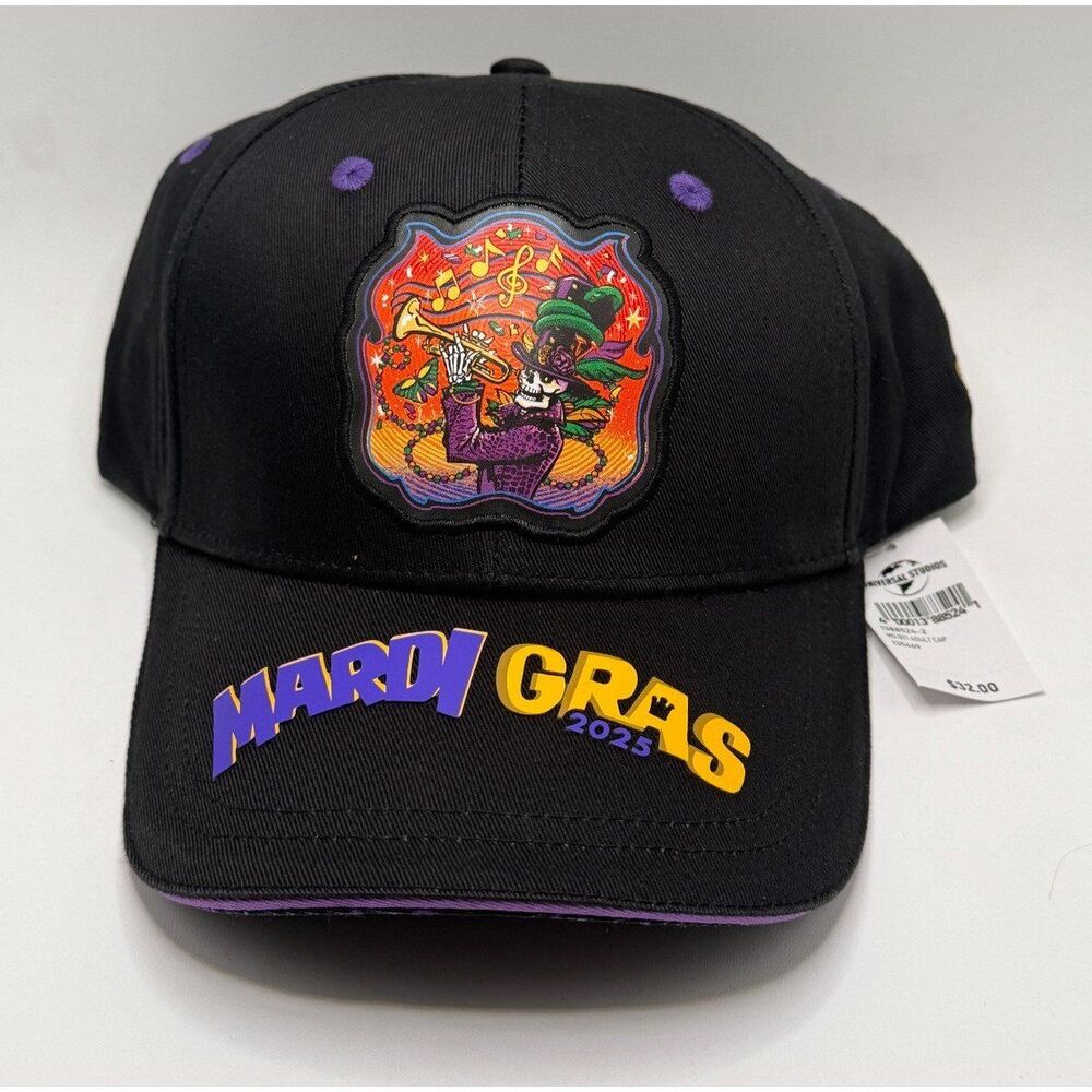 Universal Studios Mardi Gras 2025 MG25 Baron Tonton Adult Cap Hat NWT